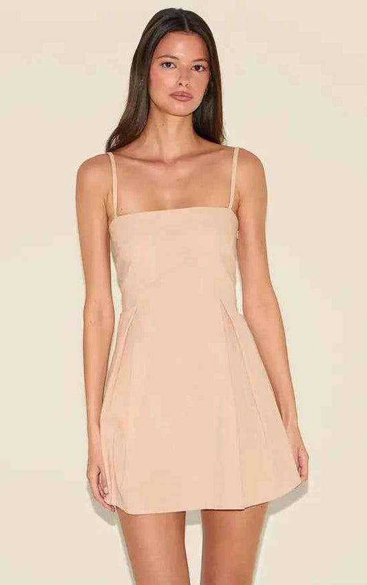 Plt A-line Mini Dress