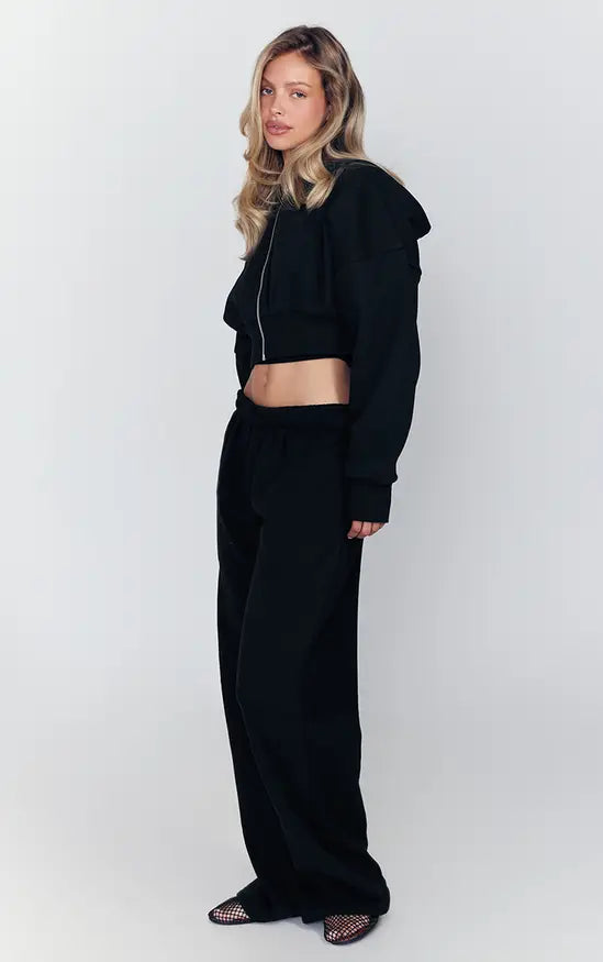 Plt - Black Straight Leg Sweatpants