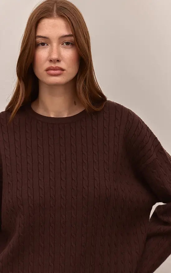 PrettyLittleThing Baby Cable Knit Oversized Jumper