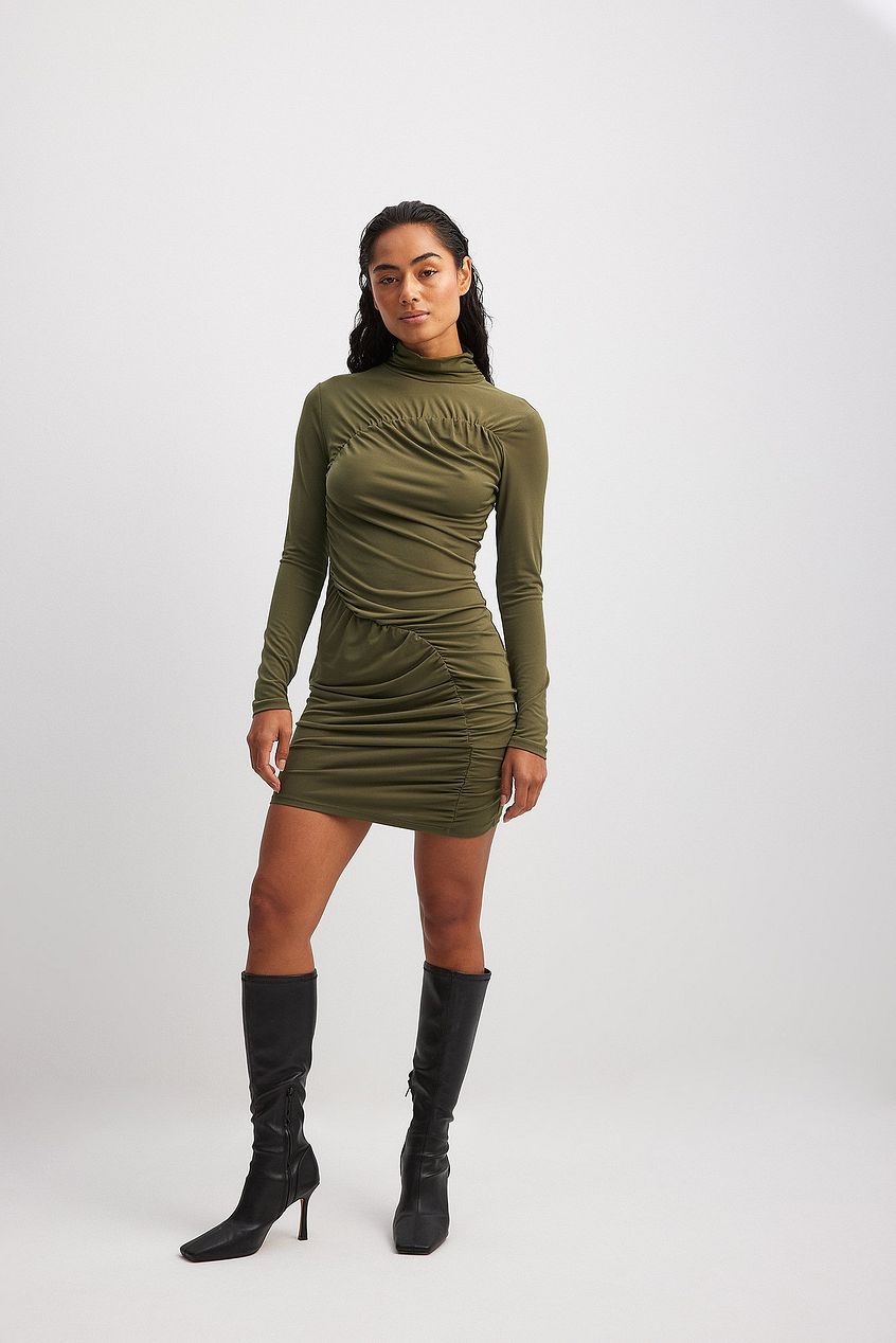 Collar Mini Dress