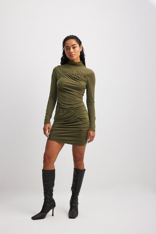 Collar Mini Dress