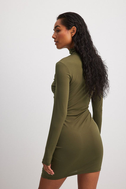 Collar Mini Dress
