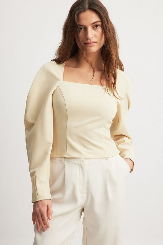 Volume Sleeve Blouse