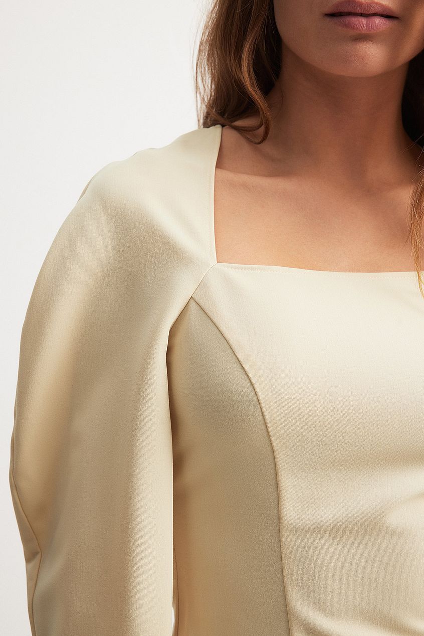 Volume Sleeve Blouse