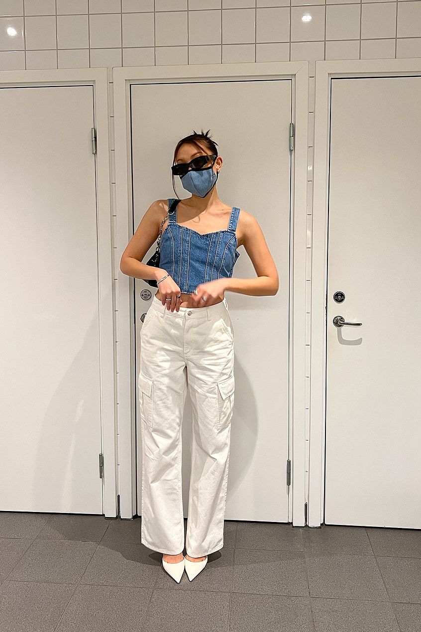 Corset Denim Top