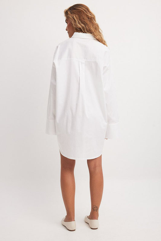 Cotton Mini Shirt Dress