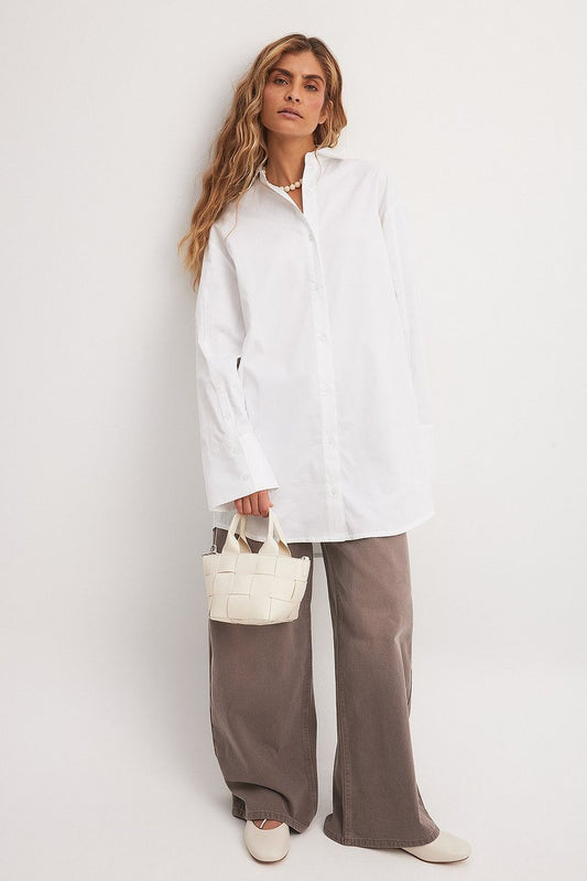 Cotton Mini Shirt Dress