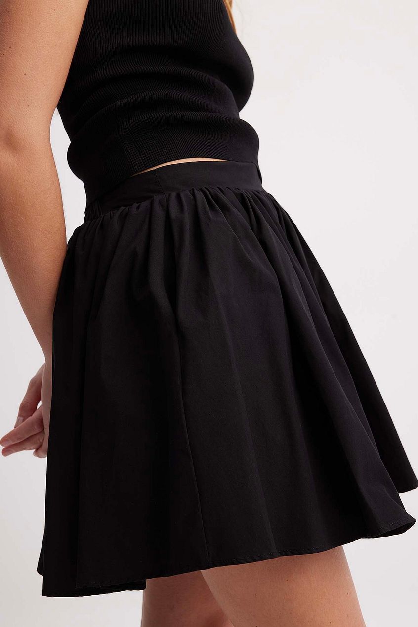 Cotton Mini Skirt