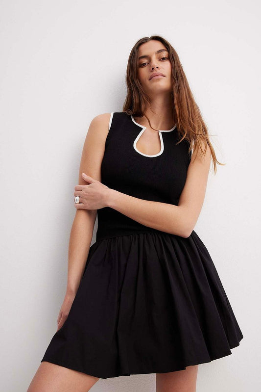 Cotton Mini Skirt