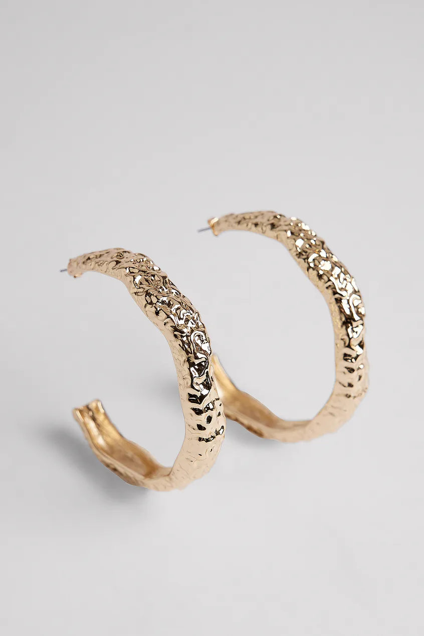 Crafted Big Hoops Gold