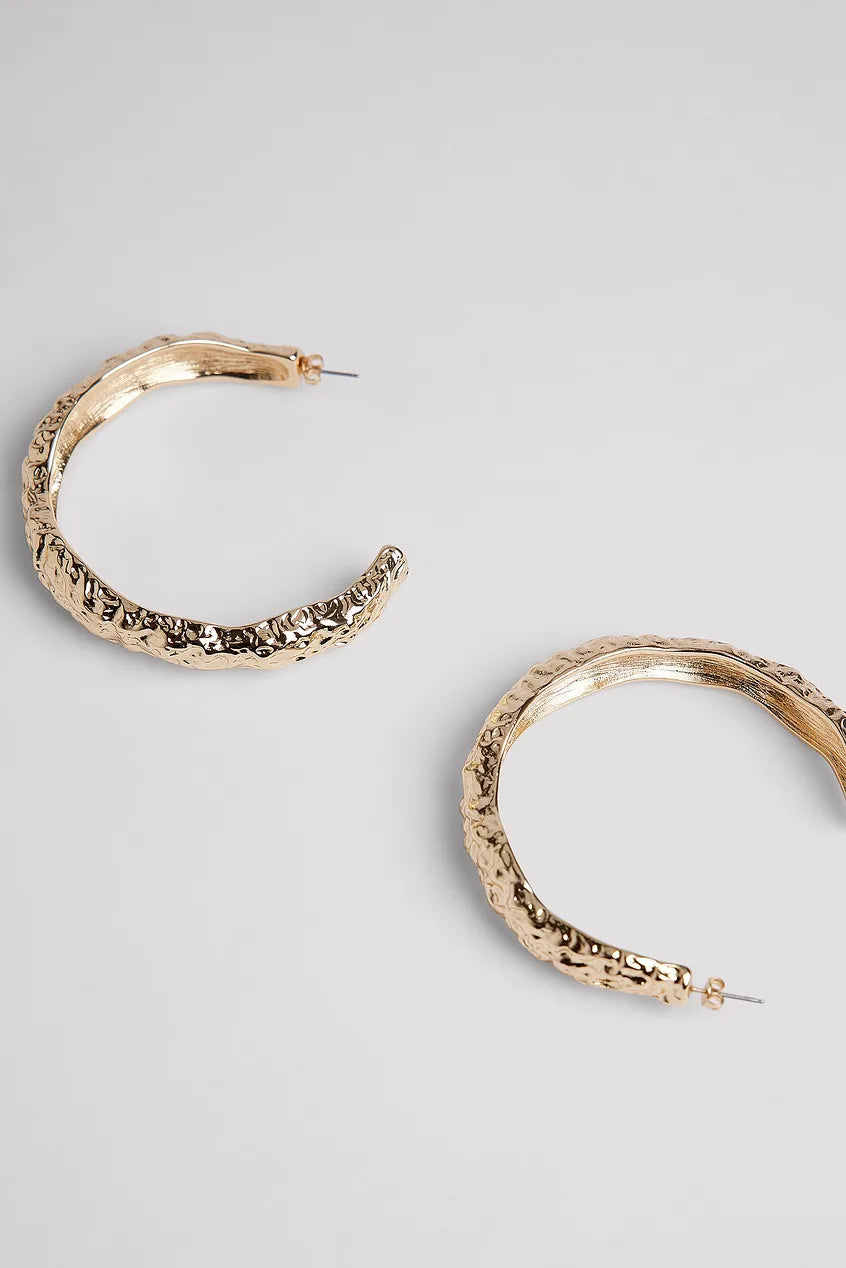 Crafted Big Hoops Gold