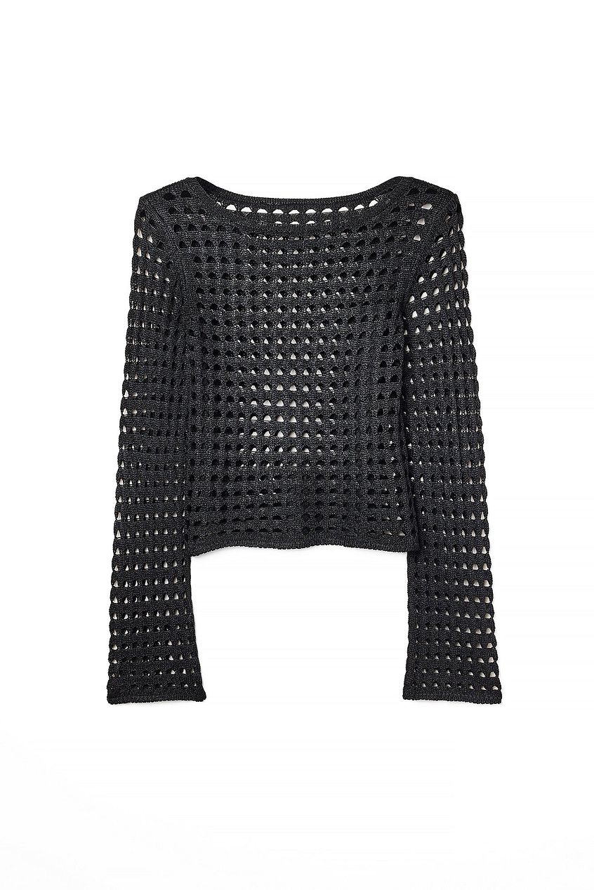 Na-kd Crochet Knitted Sweater