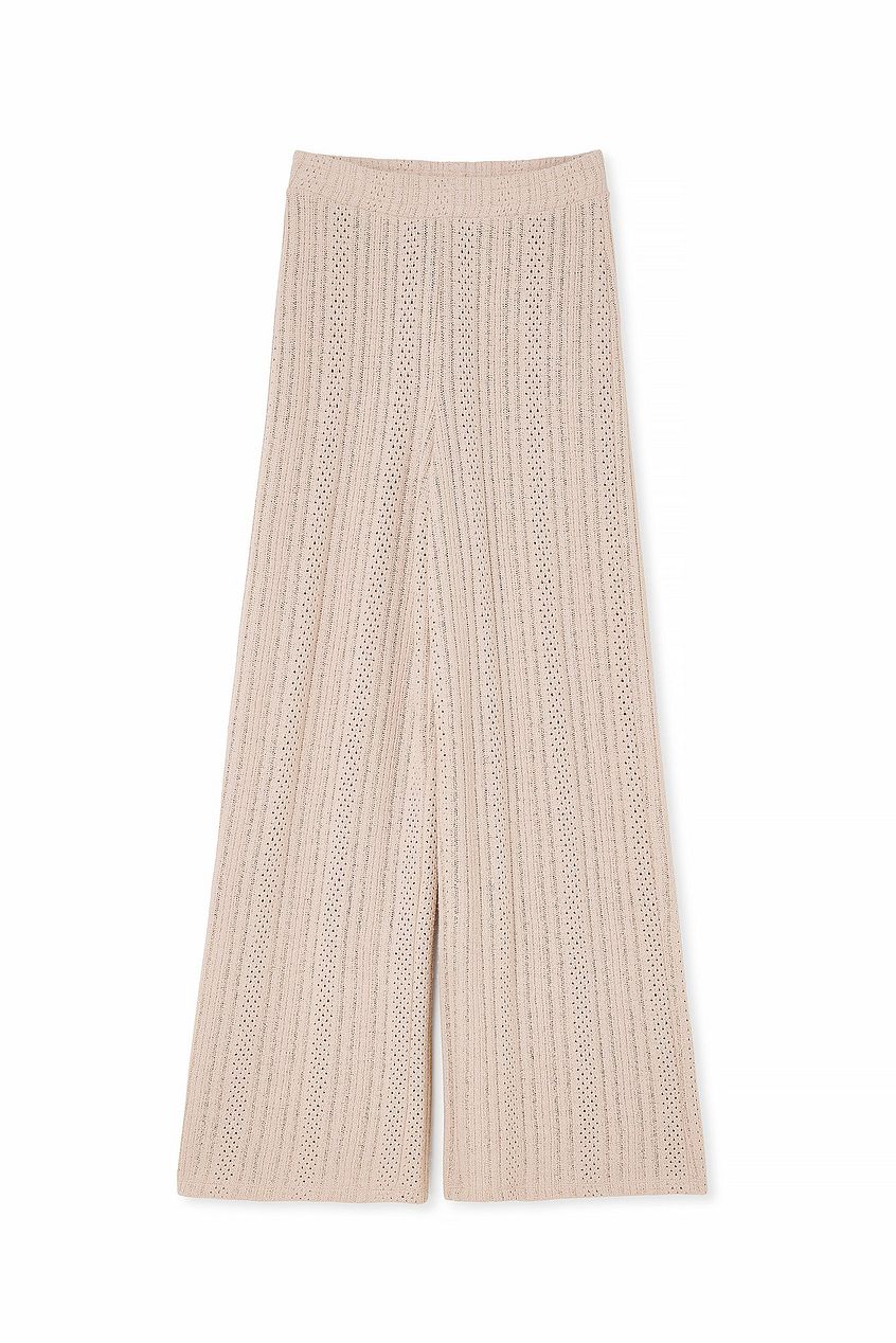 Crochet Mid Waist Trousers