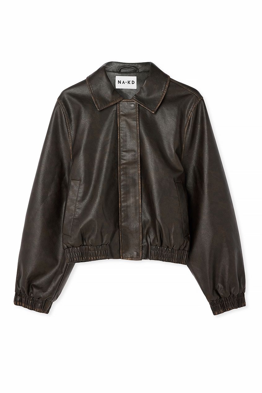 Cropped Bomber Jacket