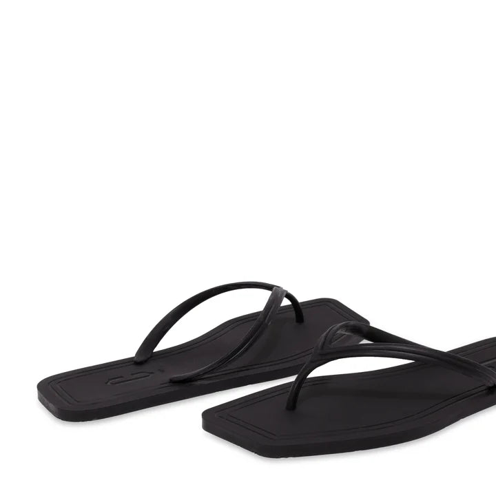 Carlotha Ray Annick Laser-cut rubber flip flops Carlotha