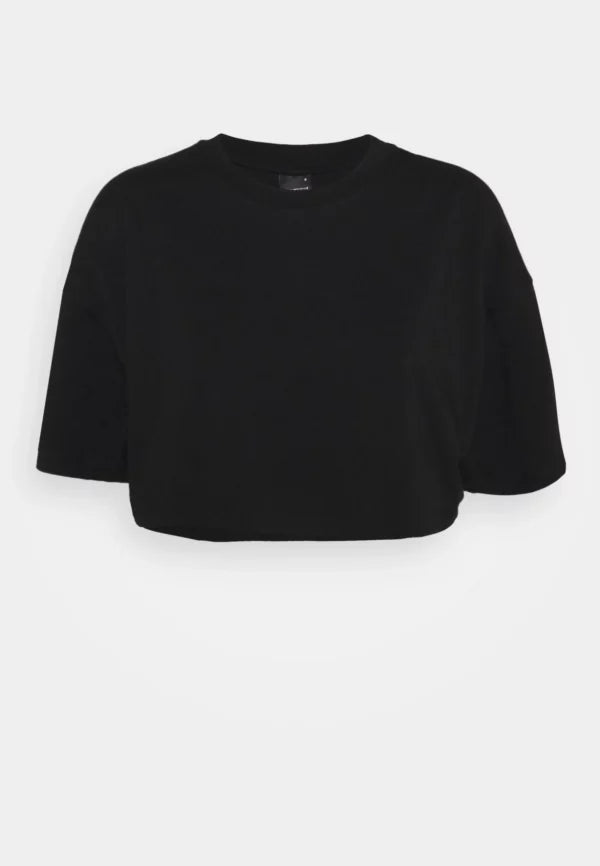 Zacha Cropped Tee Black