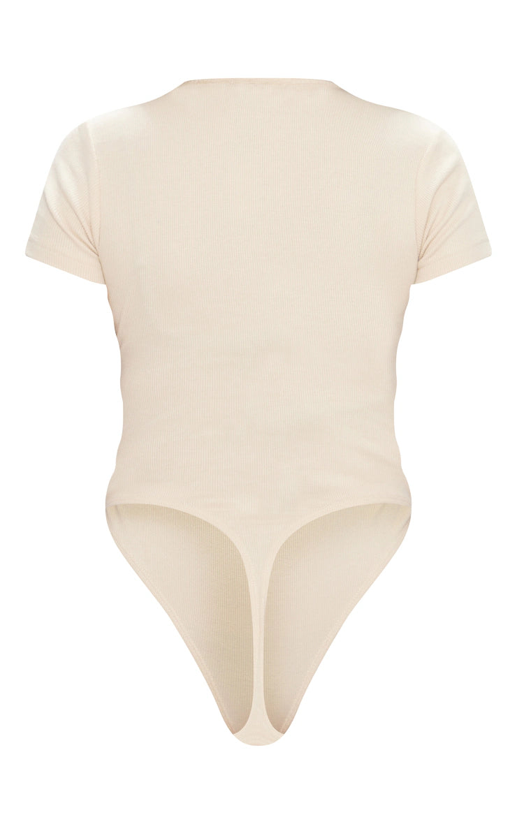 Stone Rib Short Sleeve Bodysuit