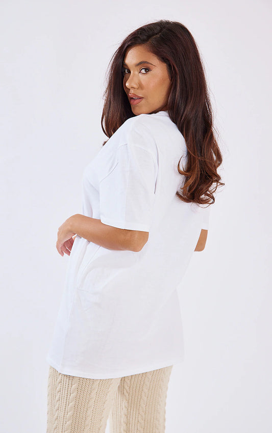 Cotton White Oversized T-Shirt