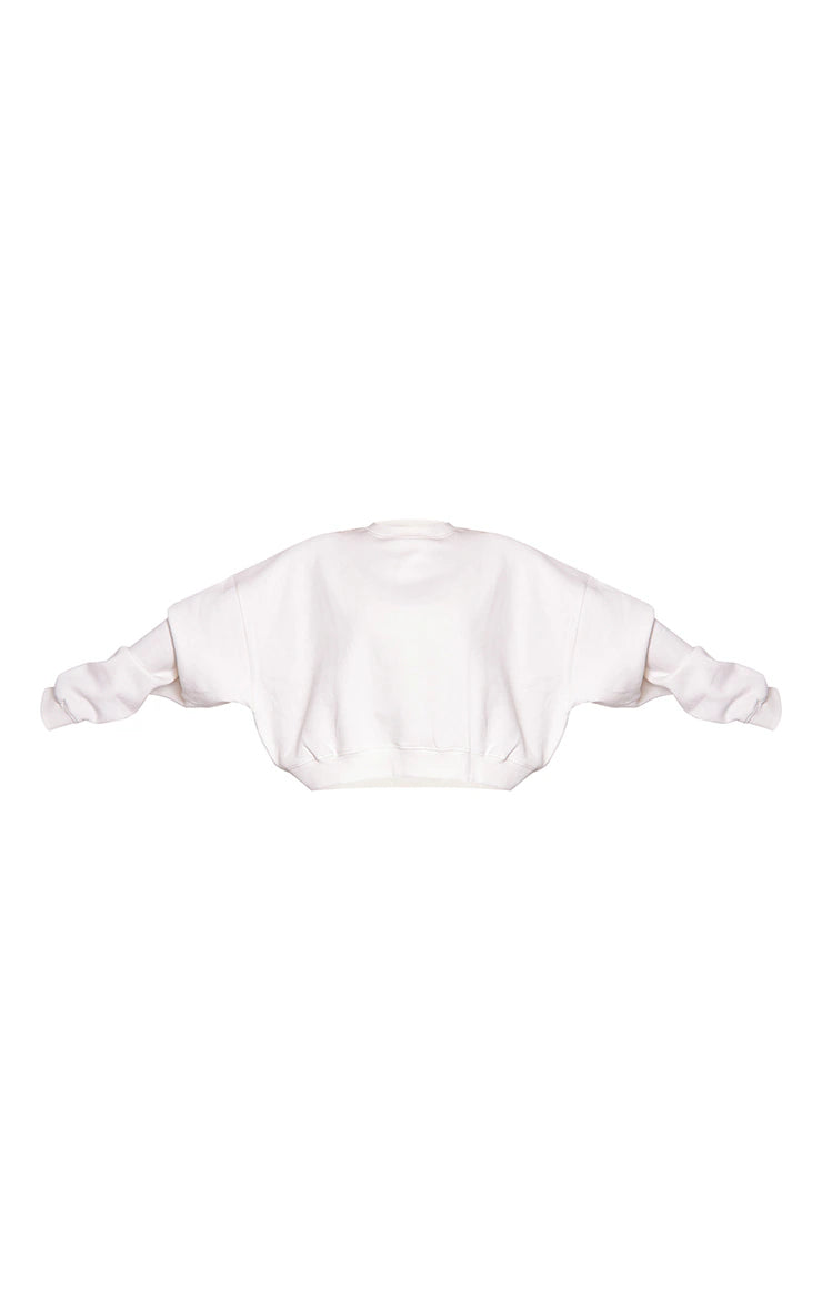 SPORT Bone Oversized Boxy Sweatshirt