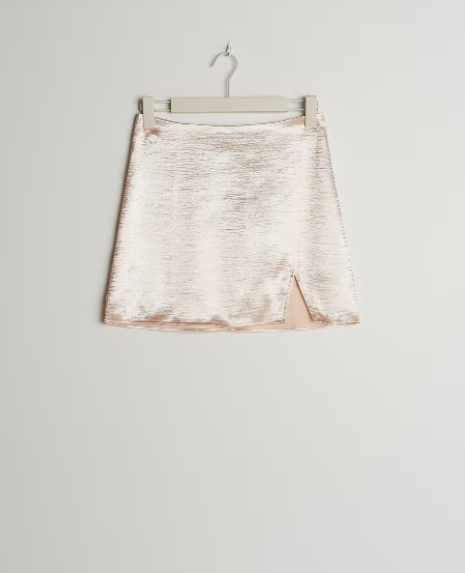 Minky Mini Skirt Sandshell