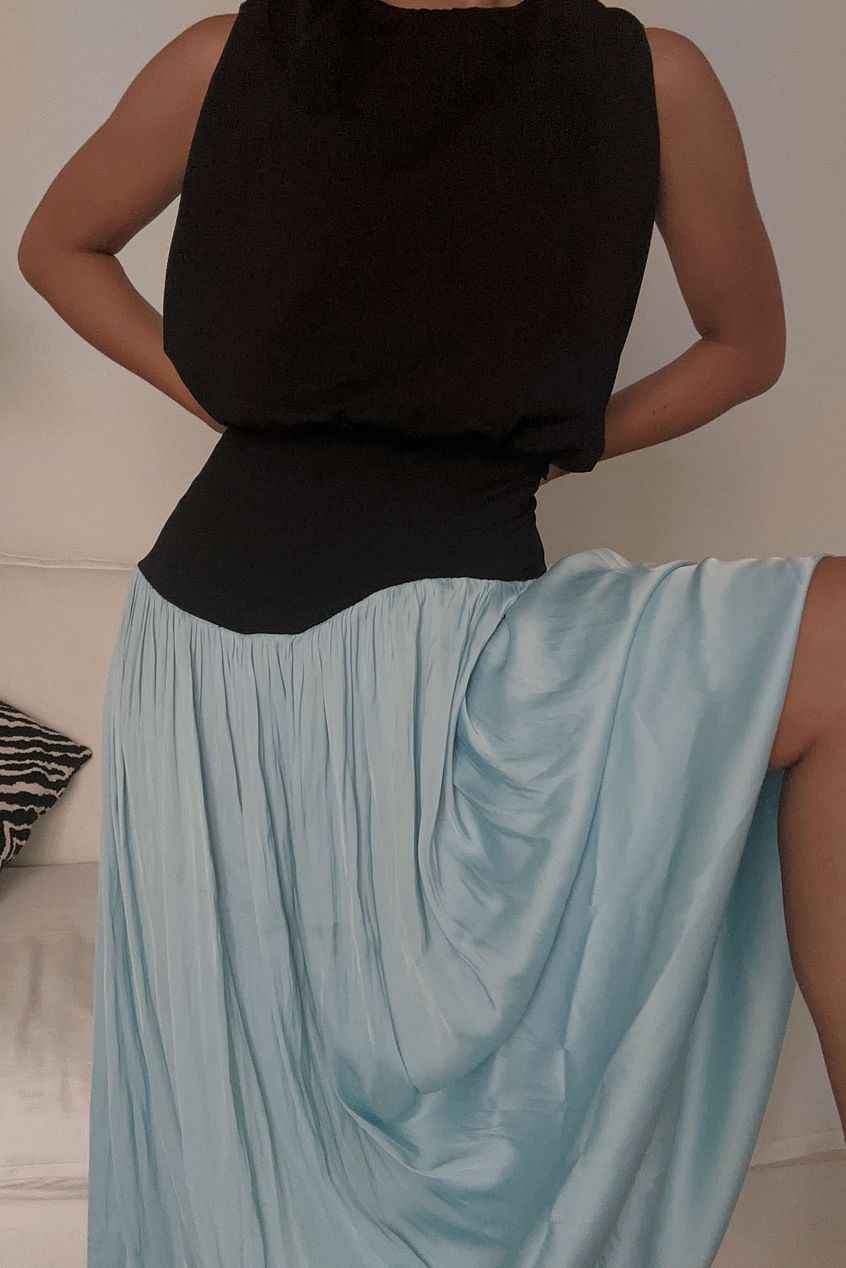 Na-kd Flowy Maxi Dress