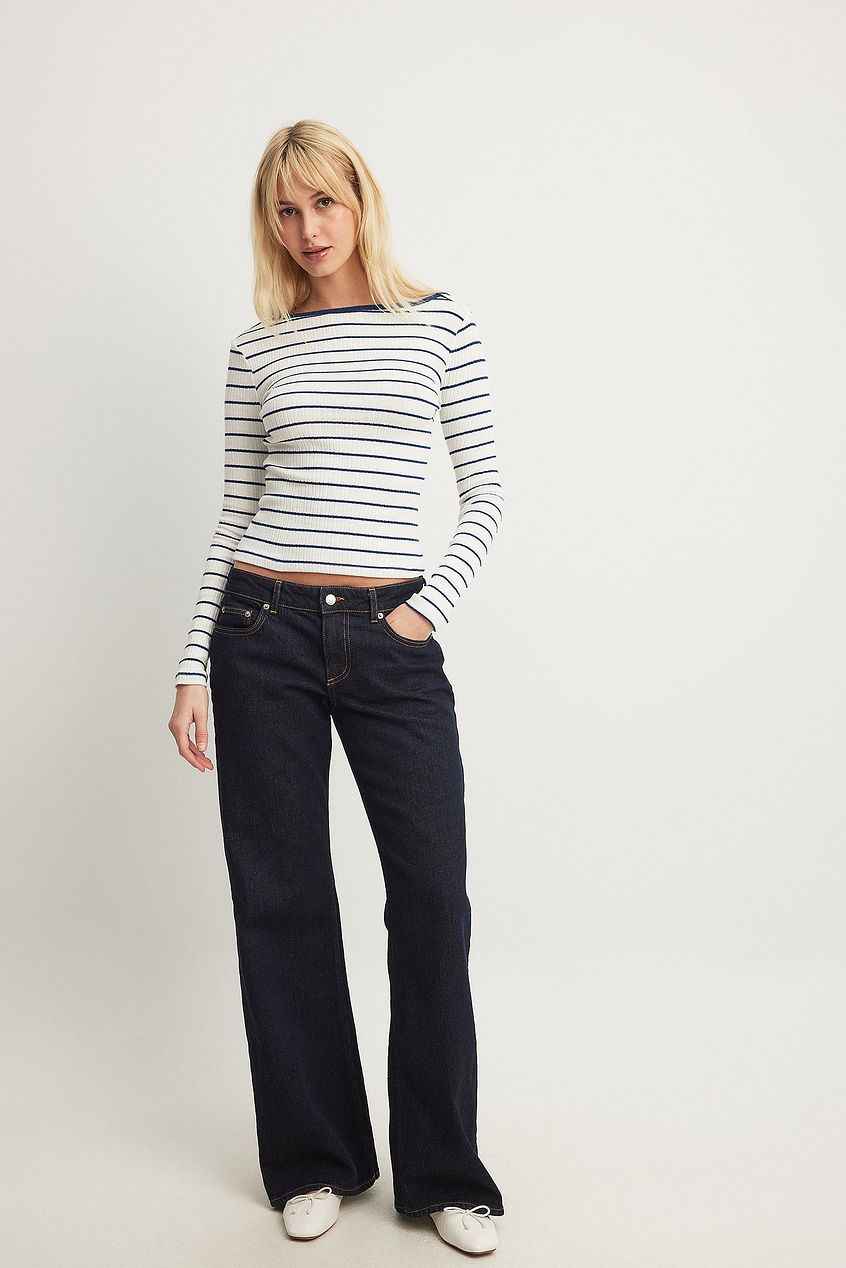 Na-kd - Deep Back Stripe Top