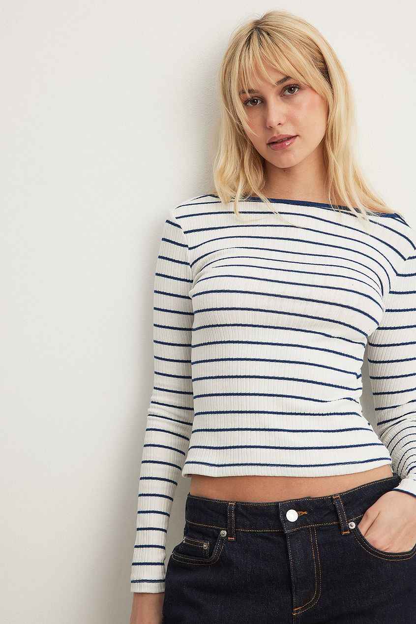 Na-kd - Deep Back Stripe Top