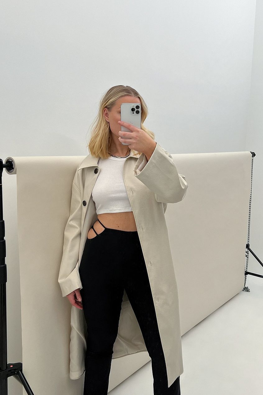 Dramatic Cut Out Pants
