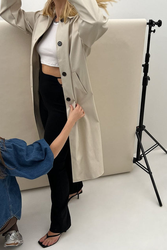 Dramatic Cut Out Pants