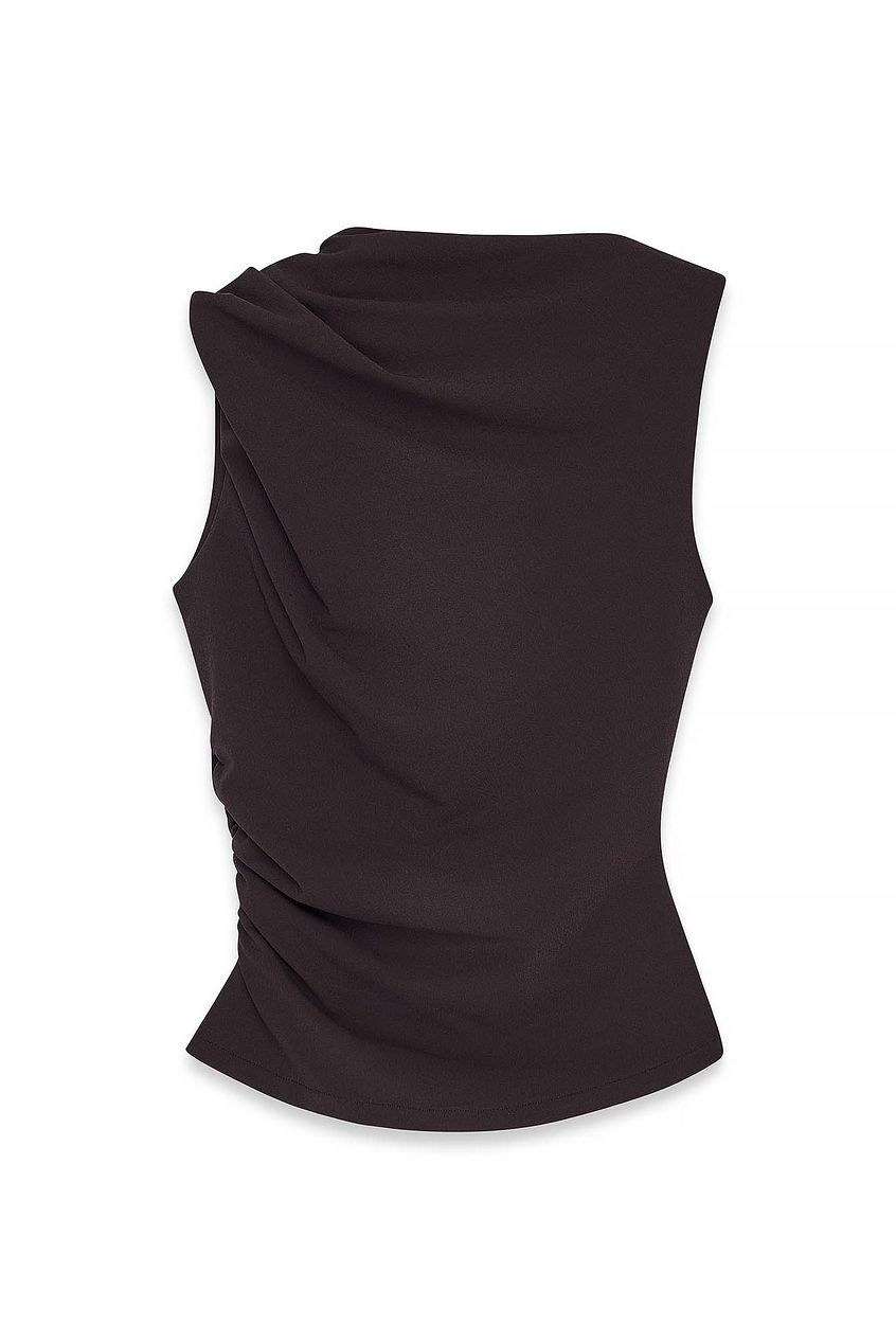 Na-kd Draped Jersey Top