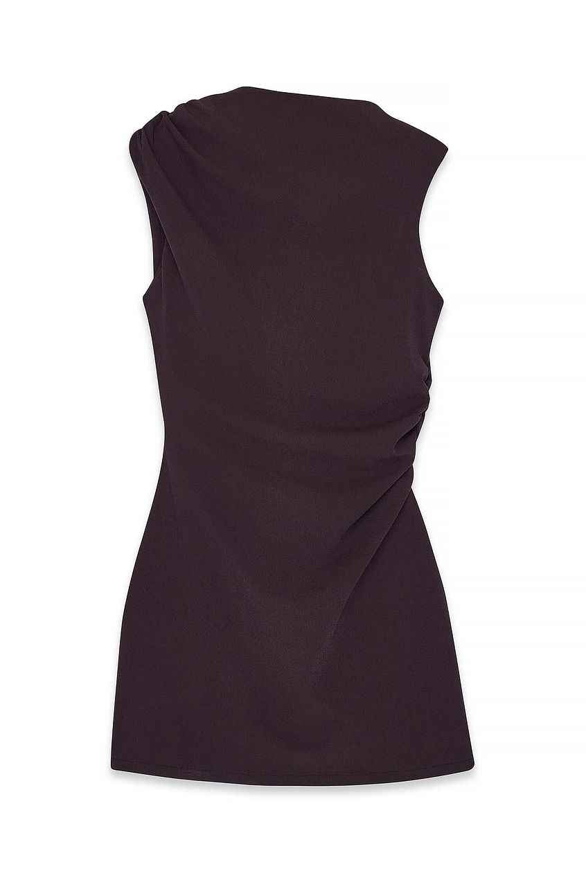 Na-kd Draped Shoulder Mini Dress