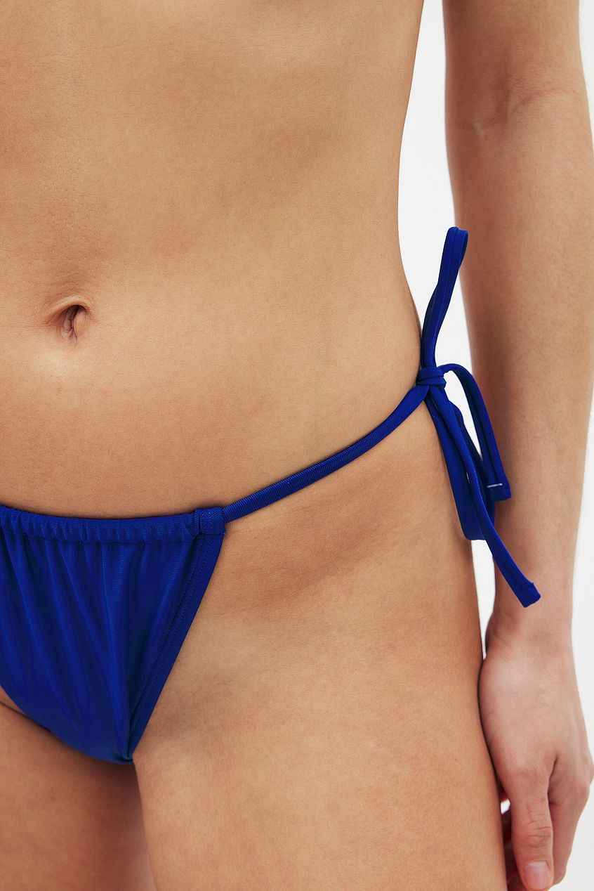 Na-kd Drawstring Tie High Cut Bikini Panty