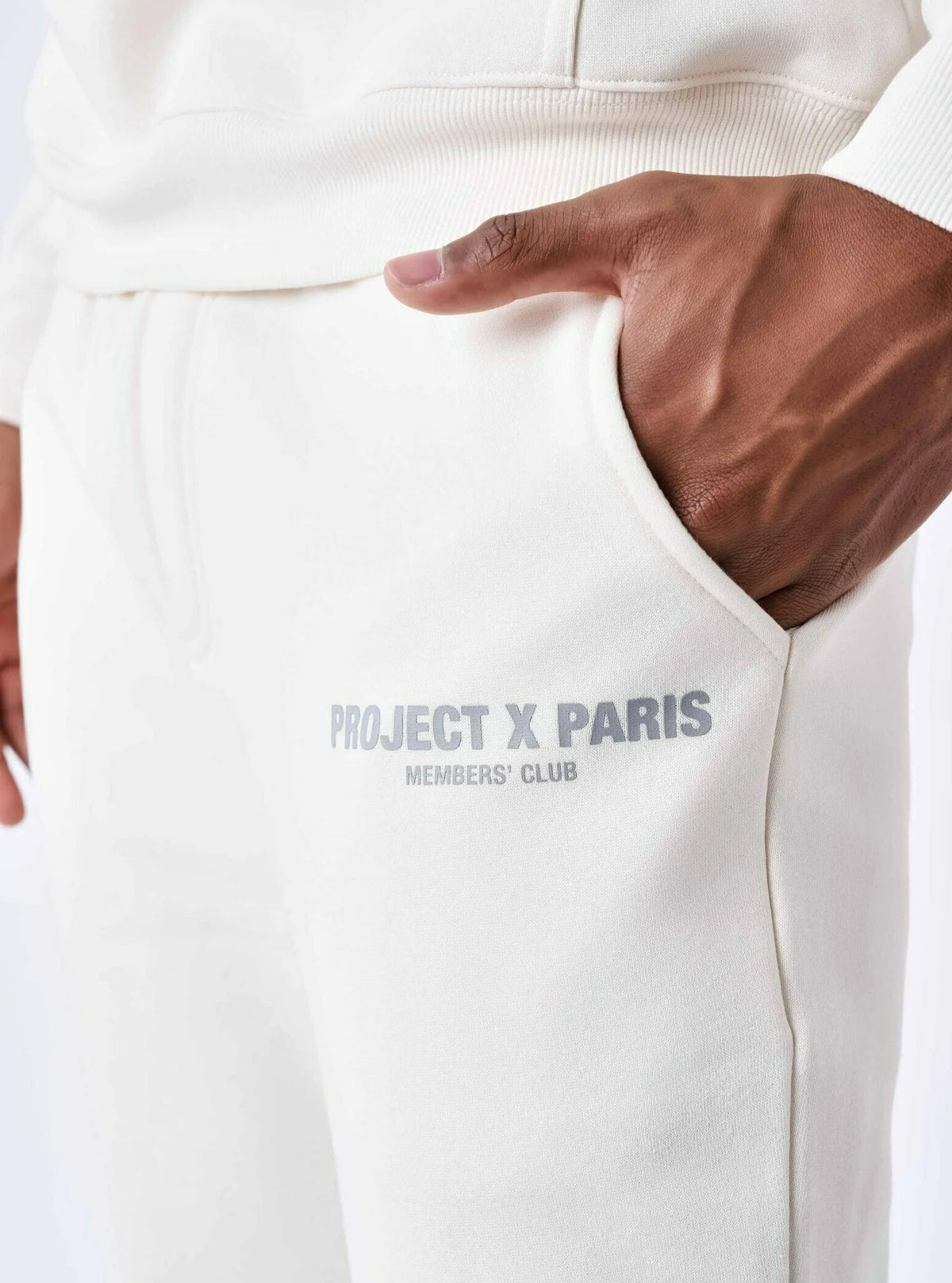Project X Paris SET - member’S Club Hoodie & Joggers SET Cream