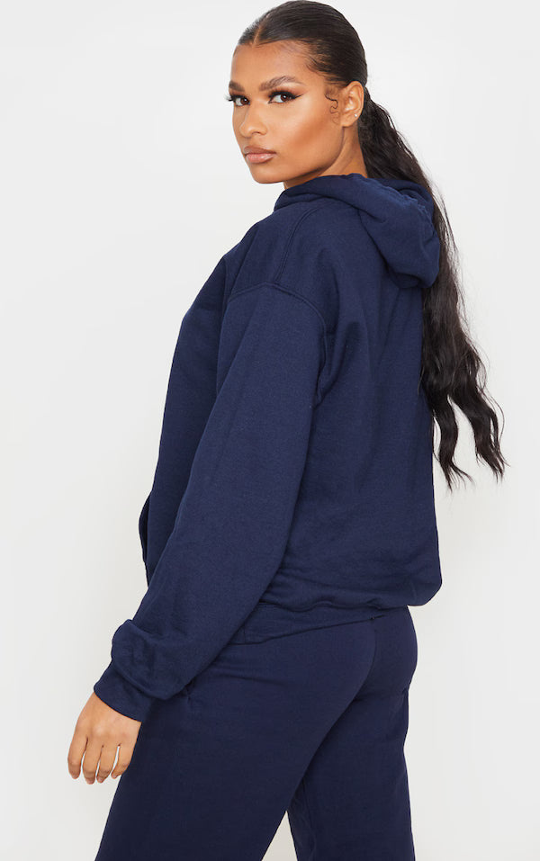 Plt - Navy Oversized Sweat Hoodie