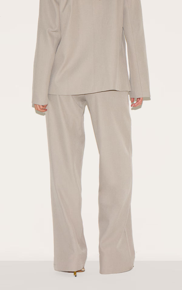 Sand Tailored Woven Mid Rise Trousers
