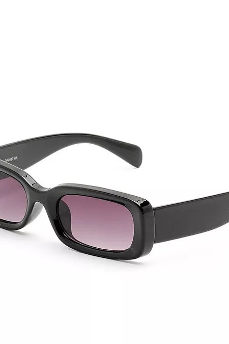 Tinted Lense Rectangular Frame Sunglasses