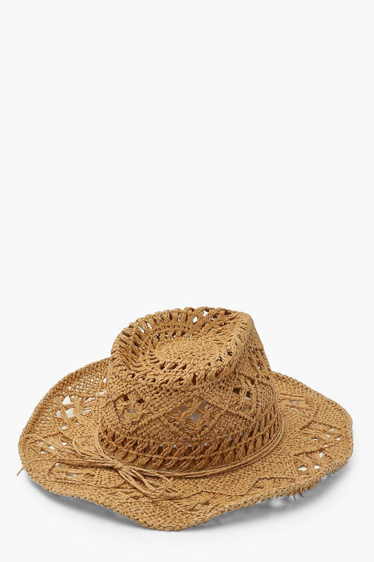 Straw Western Cowboy Hat