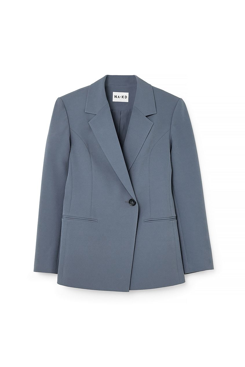 Fitted Overlap Blazer