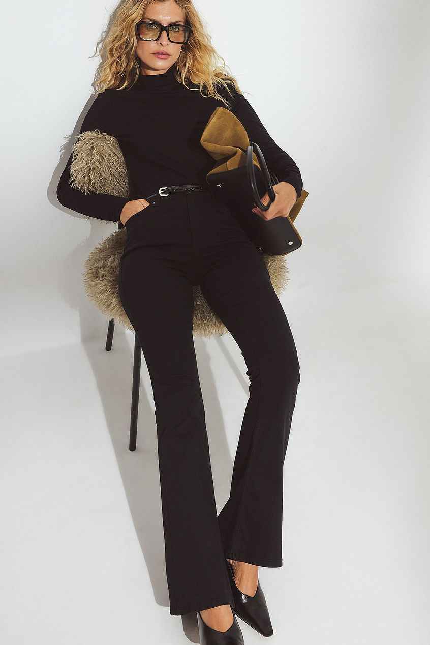 Na-kd - Flared High Waist Stretch Jeans