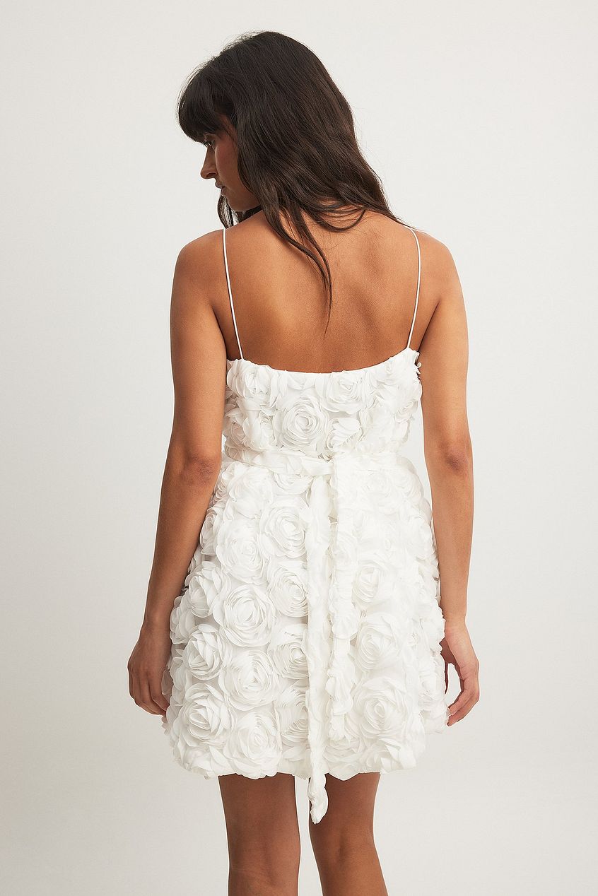 Na-kd Flower Details Mini Dress