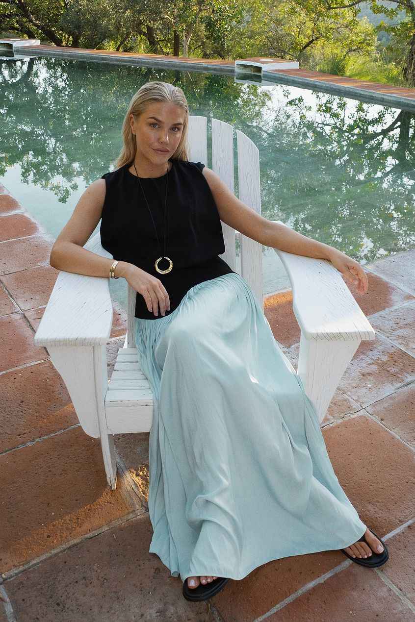 Na-kd Flowy Maxi Dress