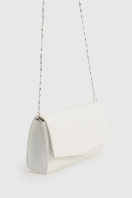 Structured Clutch Bag & Chain
