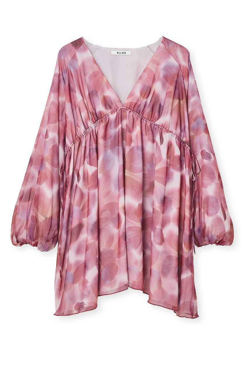 Na-kd Gathered Body Detail Mini Dress