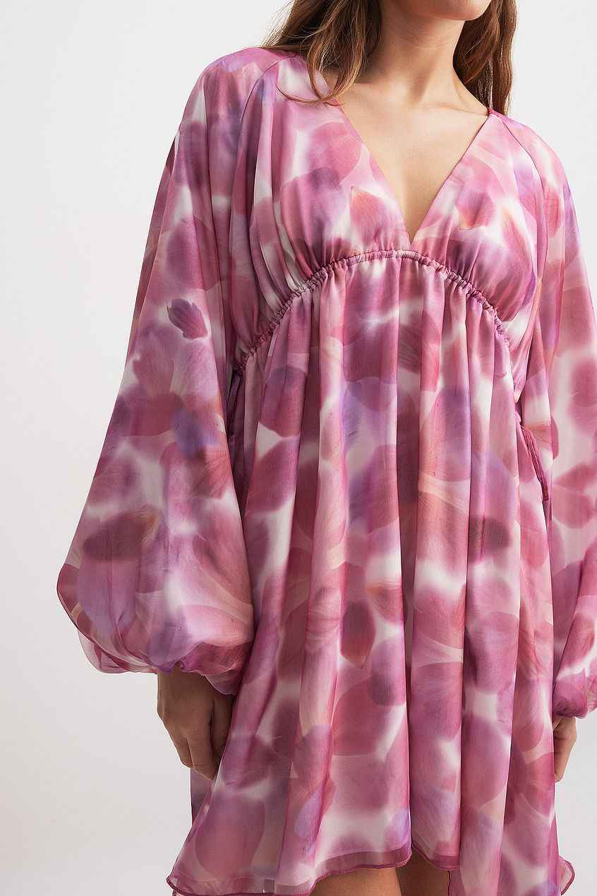 Na-kd Gathered Body Detail Mini Dress