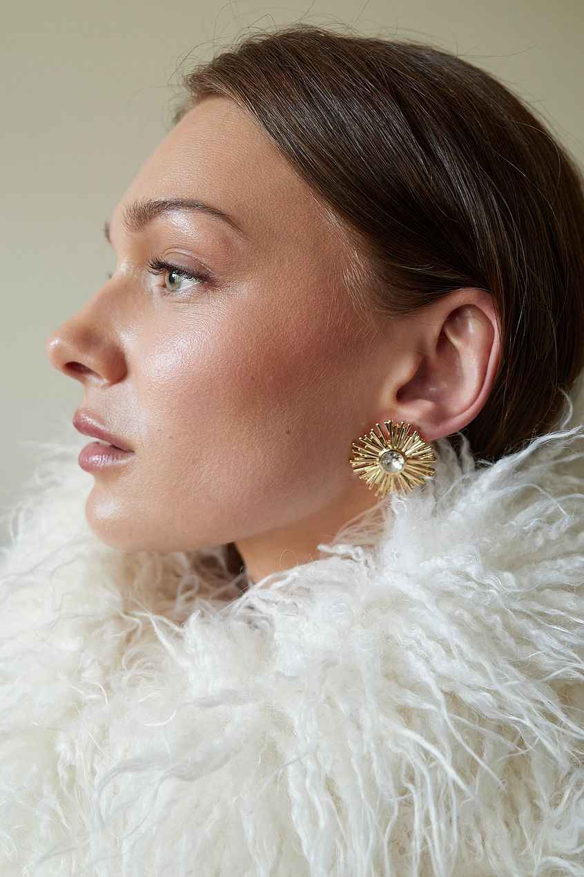 Na-kd Gold Detail Earrings