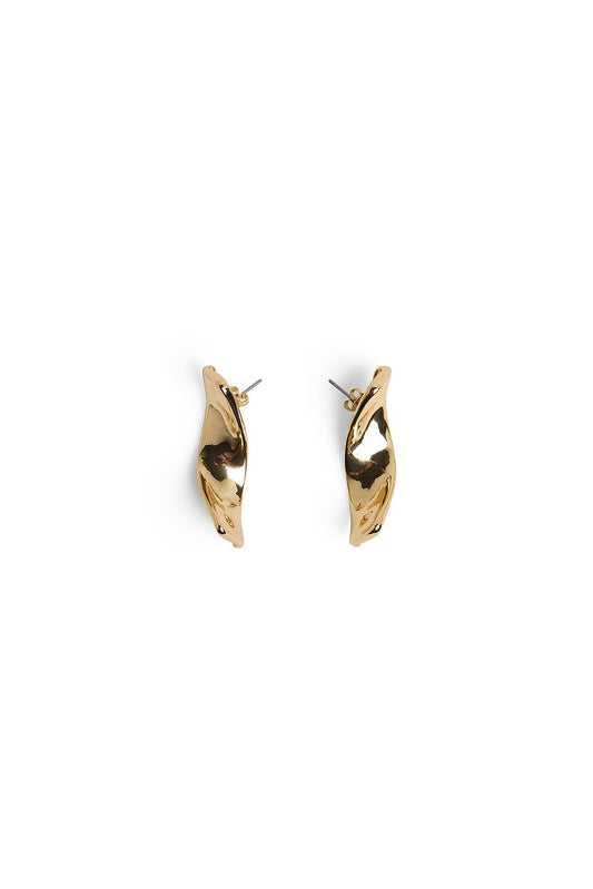Gold Plated Twist Earrings
