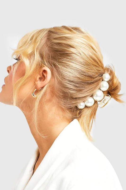 Large Pearl Claw Clip