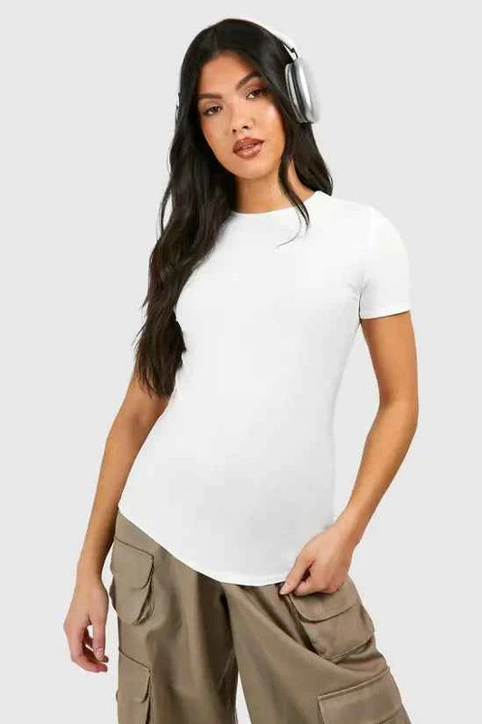 boohoo Maternity Soft Touch Crew Neck T-shirt