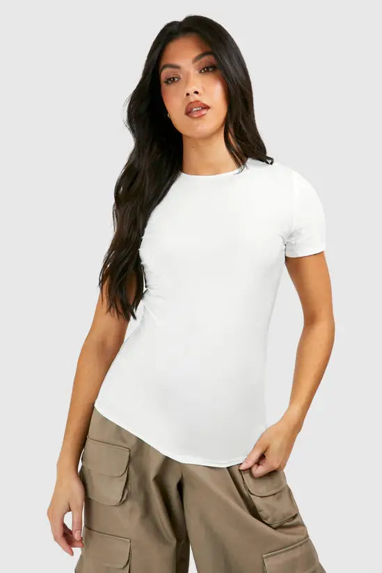 boohoo Maternity Soft Touch Crew Neck T-shirt