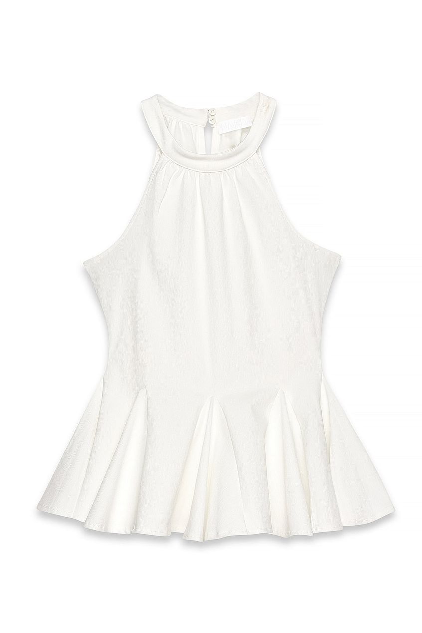 Na-kd Halterneck Pleated Top